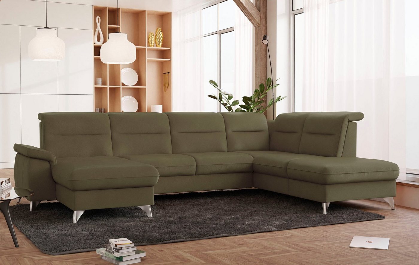sit&more Wohnlandschaft Astoria U-Form, wahlweise mit motorischer Relaxfunktion sit&more Wohnlandschaft Astoria U-Form, wahlweise mit motorischer Relaxfunktion von sit&more