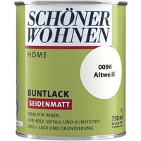 SCHÖNER WOHNEN Buntlack, altweiß , seidenmatt - weiss von SCHÖNER WOHNEN