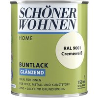 SCHÖNER WOHNEN Buntlack, cremeweiß , glänzend - weiss von SCHÖNER WOHNEN