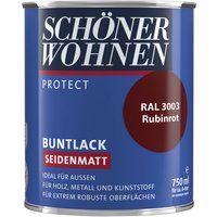 SCHÖNER WOHNEN Buntlack, rubinrot , seidenmatt von SCHÖNER WOHNEN