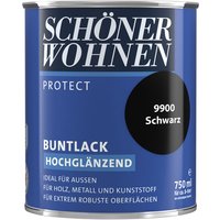 SCHÖNER WOHNEN Buntlack, schwarz , hochglänzend von SCHÖNER WOHNEN