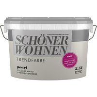 SCHÖNER WOHNEN Dispersionsfarbe »Trendfarbe«, Pearl, matt - weiss von SCHÖNER WOHNEN