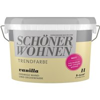 SCHÖNER WOHNEN Dispersionsfarbe »Trendfarbe«, Vanilla, matt - gelb von SCHÖNER WOHNEN