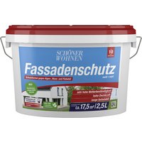 SCHÖNER WOHNEN Fassadenfarben »Fassadenschutz«, , weiß, matt, 2,5 l - weiss von SCHÖNER WOHNEN