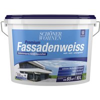 SCHÖNER WOHNEN Fassadenfarben »Premium Fassadenweiss«, , weiß, matt, 10 l von SCHÖNER WOHNEN