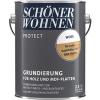 SCHÖNER WOHNEN Grundierung »SW Protect«, weiss, matt, 2,5 l von SCHÖNER WOHNEN