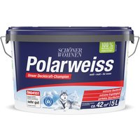 SCHÖNER WOHNEN Innenfarbe »Polarweiss«, Weiß, matt von SCHÖNER WOHNEN