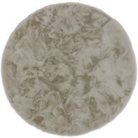 SCHÖNER WOHNEN Kunstfellteppich »Tender«, Ø 120 cm, rund, Polyester - beige von SCHÖNER WOHNEN