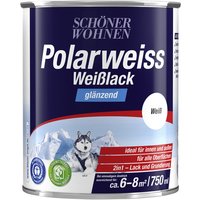 SCHÖNER WOHNEN Weißlack »Polarweiss«, glänzend von SCHÖNER WOHNEN