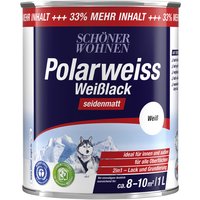 SCHÖNER WOHNEN Weißlack »Polarweiss«, seidenmatt von SCHÖNER WOHNEN