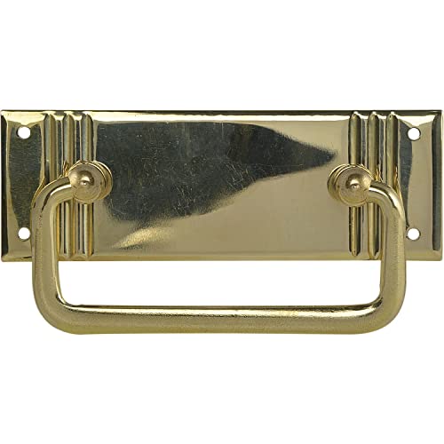 Schorgöhfer & Frehe Möbelgriff Landhausstil LA 59mm - Klappgriff groß - Schrankgriff liegend Breite 96mm, Höhe 33mm, Messing poliert Schorgöhfer & Frehe Möbelgriff Landhausstil LA 59mm - Klappgriff groß - Schrankgriff liegend Breite 96mm, Höhe 33mm, Messing poliert von SCHÖRGHOFER & FREHE