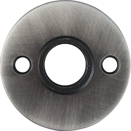 SCHÖSSWENDER 2900140 Drückerrosette Parma-Ansatz 18 mm, schwarz passiviert, von SCHÖSSWENDER