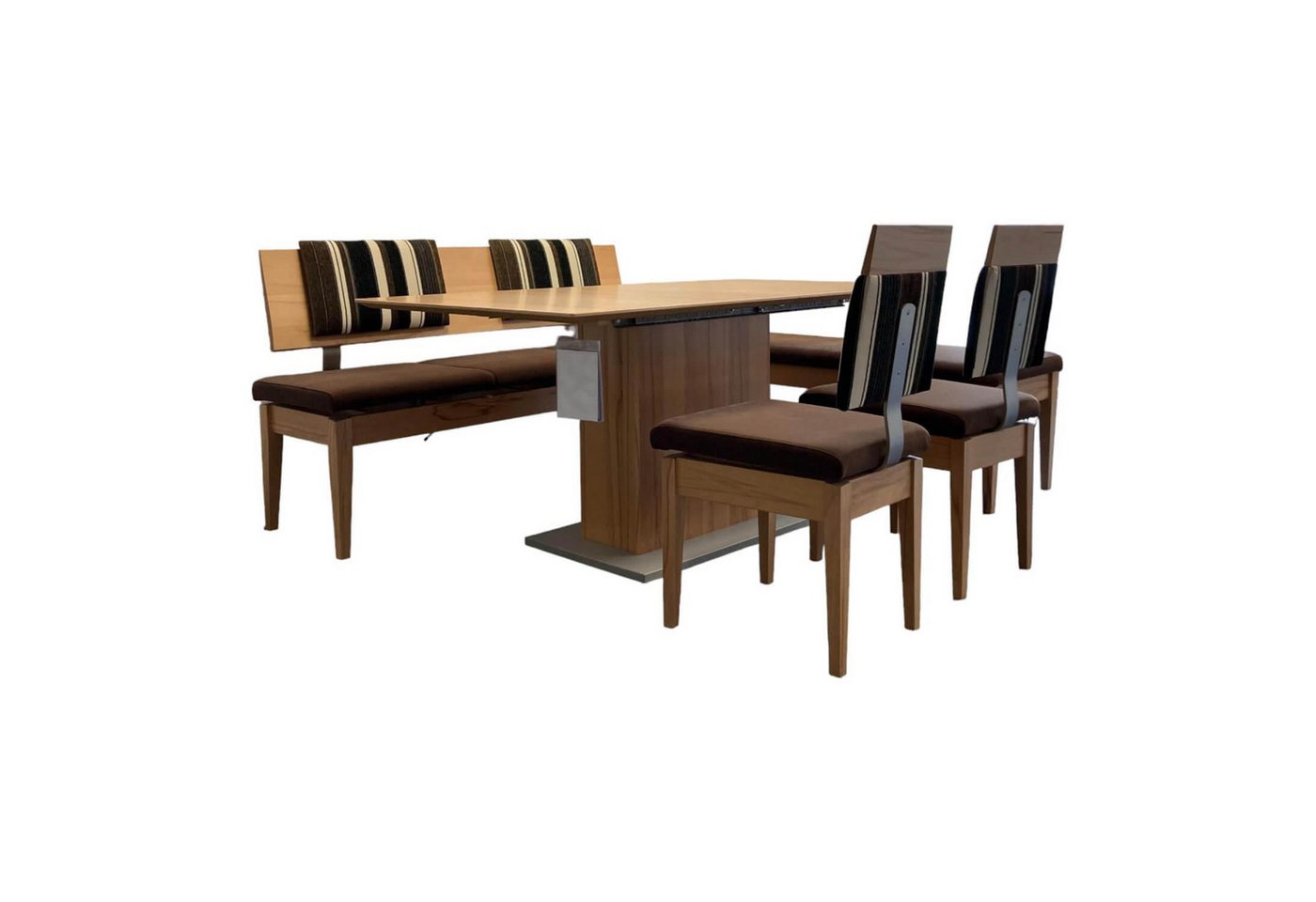 SCHÖSSWENDER Essgruppe Essgruppe Modell Multisit mit 1 Säulentisch 2 Bänke 2 SCHÖSSWENDER Essgruppe Essgruppe Modell Multisit mit 1 Säulentisch 2 Bänke 2 von SCHÖSSWENDER