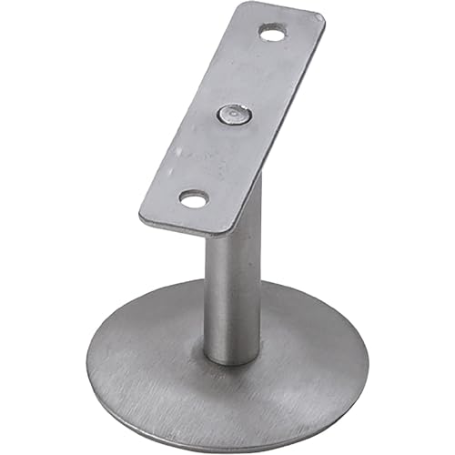 SCHÖSSWENDER Handlaufträger flach, Rosetten ø 60 mm, Wandabstand 58 mm, Edelstahl SCHÖSSWENDER Handlaufträger flach, Rosetten ø 60 mm, Wandabstand 58 mm, Edelstahl von SCHÖSSWENDER