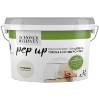 Schoner Wohnen - Schöner Wohnen FarbePep Up für Möbel, Türen + Küchen 1,0 Ltr. antikweiß von SCHONER WOHNEN