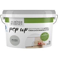 Schoner Wohnen - Schöner Wohnen FarbePep Up für Möbel, Türen + Küchen 1,0 Ltr. hellgrau Schoner Wohnen - Schöner Wohnen FarbePep Up für Möbel, Türen + Küchen 1,0 Ltr. hellgrau von SCHONER WOHNEN
