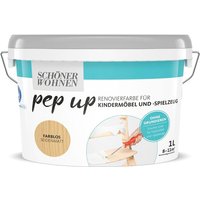Schoner Wohnen - Schöner Wohnen Pep Up Renovierfarbe für Kindermöbel Seidenmatt farblos 1,0 Ltr. von SCHONER WOHNEN
