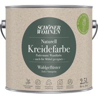 Schoner Wohnen - Schöner Wohnen Naturell Kreidefarbe 2,5 Ltr. Waldgeflüster tiefes Naturgrün von SCHONER WOHNEN