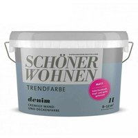 Sw Trend Wandfarbe matt 1,0L Denim 5565 Sw Trend Wandfarbe matt 1,0L Denim 5565 von SCHONER WOHNEN
