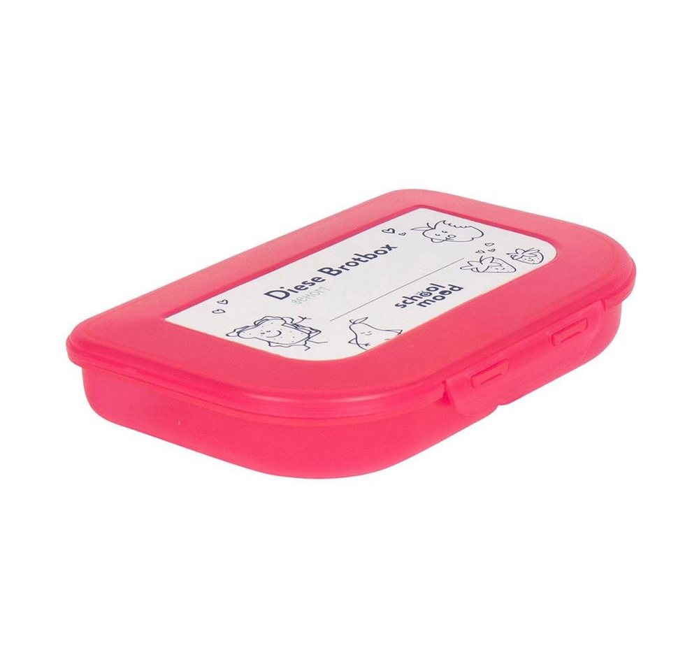 SCHOOL-MOOD® Lunchbox Brotdose Pink, Frühstücksbox, Brotbox, Butterbrotbox, Lunchbox für Kinder von SCHOOL-MOOD®