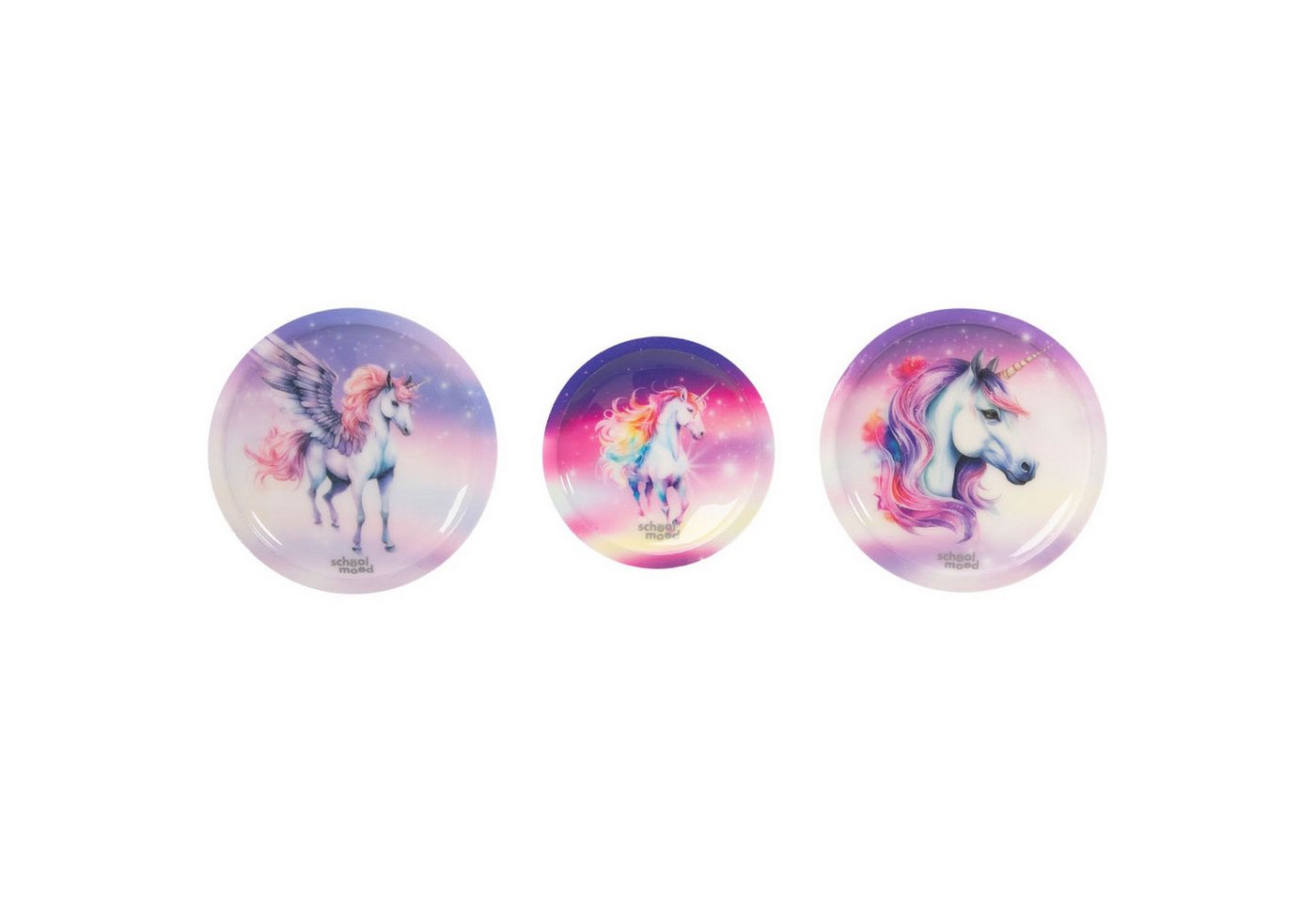 SCHOOL-MOOD® Sticker 3er Patchy-Set Marie Pegasus von SCHOOL-MOOD®