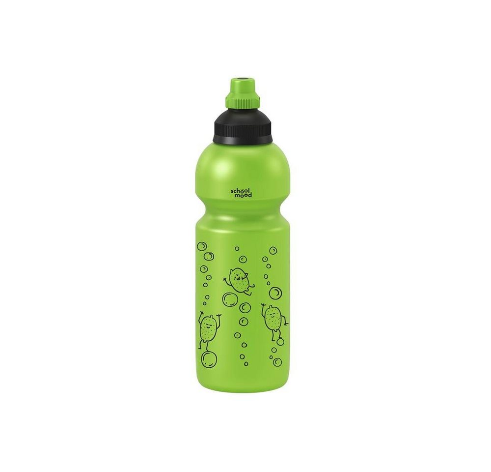 SCHOOL-MOOD® Trinkflasche lime, 600 ml, Flasche, Grün, Kinderflasche, für Kinder von SCHOOL-MOOD®