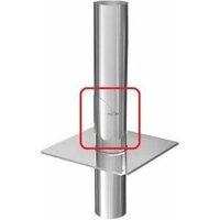 Schornstein-zentrallager - Schornsteinverlängerung Kaminverlängerung einwandig dn ø 140 mm 0,5 m + Reinigung von SCHORNSTEIN-ZENTRALLAGER