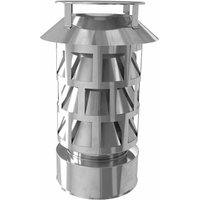 Schornstein-zentrallager - Zugverbesserer für Doppelwandigen Schornstein mit Mündungsabschluss ø 130 mm von SCHORNSTEIN-ZENTRALLAGER