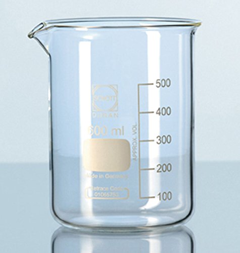 Schott Duran 092089 Duran Borosilikatglas schwere Becher – 1 Liter (10 Stück) (10 Stück) von SCHOTT DURAN
