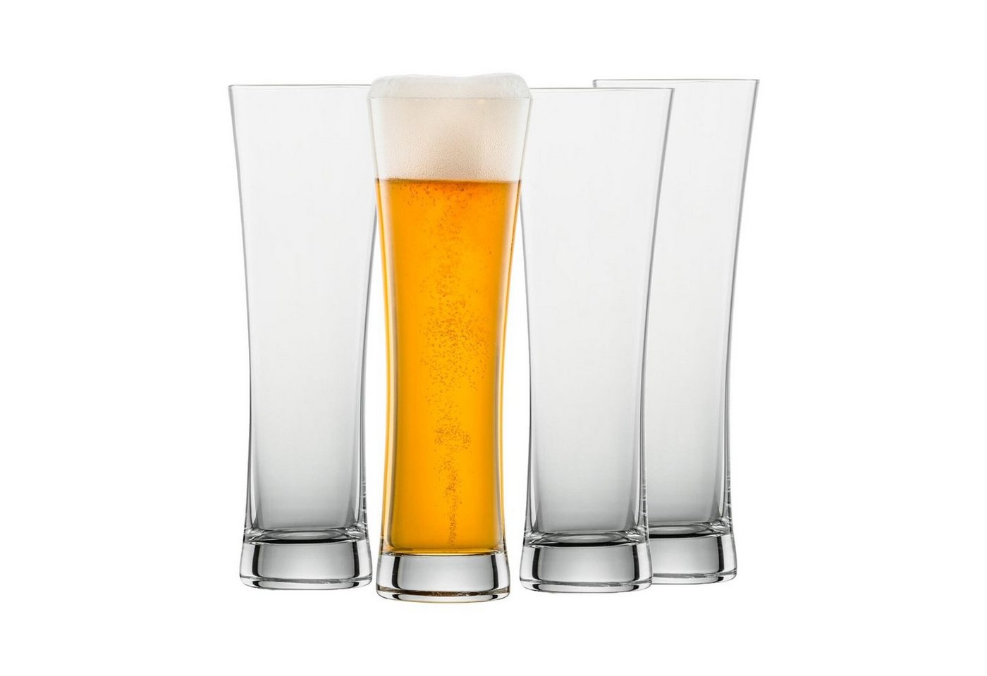 SCHOTT-ZWIESEL Bierglas Beer Basic Weizenbiergläser 300 ml 4er Set, Glas von SCHOTT-ZWIESEL