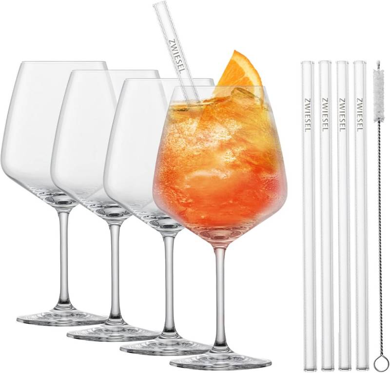 SCHOTT-ZWIESEL Cocktail-Set, (Set, 9-tlg., Cocktailglas-Set inkl, Trinkhalme) von SCHOTT-ZWIESEL