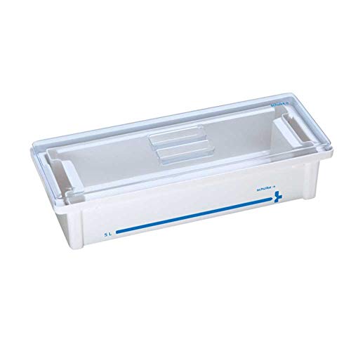 Schülke Deckel für 5 Liter Instrumentenwanne | weiße Wannenabdeckung mit Griffmulden | Spritzschutz Deckel aus Kunststoff von SCHÜLKE
