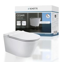 SCHÜTTE Dusch-WC »Cesari«, U-Form, weiß, spülrandlos - weiss von SCHÜTTE