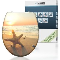 Schütte - Duroplast WC-Sitz sea star, mit Absenkautomatik und Schnellverschluss von SCHÜTTE