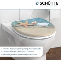SCHÜTTE WC-Sitz, mit Absenkautomatik, oval, Duroplast - bunt von SCHÜTTE