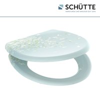 SCHÜTTE WC-Sitz, mit Absenkautomatik/Schnellverschluss, oval, Duroplast - bunt von SCHÜTTE