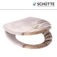 SCHÜTTE WC-Sitz, mit Absenkautomatik/Schnellverschluss, oval, Duroplast - bunt von SCHÜTTE