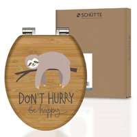 SCHÜTTE WC-Sitz »DONT HURRY«, MDF, oval, mit Softclose-Funktion - bunt von SCHÜTTE