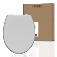 SCHÜTTE WC-Sitz »GREY«, duroplast, oval, mit Softclose-Funktion - grau von SCHÜTTE