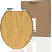 SCHÜTTE WC-Sitz »NATURAL BAMBOO«, bambus, oval - braun von SCHÜTTE