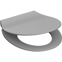 SCHÜTTE WC-Sitz »Slim Grey«, Duroplast, oval,  mit Softclose-Funktion - grau von SCHÜTTE