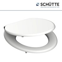 SCHÜTTE WC-Sitz »Spirit White«, MDF, oval,  mit Softclose-Funktion - weiss von SCHÜTTE