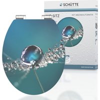 SCHÜTTE WC-Sitz »WATER DROP «, MDF, oval - blau von SCHÜTTE