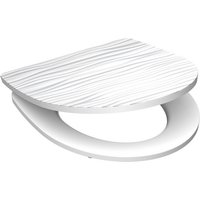 SCHÜTTE WC-Sitz »White Wave«, Duroplast, oval,  mit Softclose-Funktion - weiss von SCHÜTTE