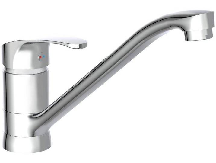 Schütte Spültischarmatur CELLINO 360° schwenkbarer Wasserhahn, Mischbatterie, Spültischarmatur in Chrom, silberfarben von SCHÜTTE