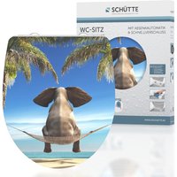 Schütte - Duroplast hg WC-Sitz happy elephant, mit Absenkautomatik und Schnellverschluss von SCHÜTTE