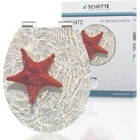 Mdf hg WC-Sitz red starfish, mit Absenkautomatik von SCHÜTTE