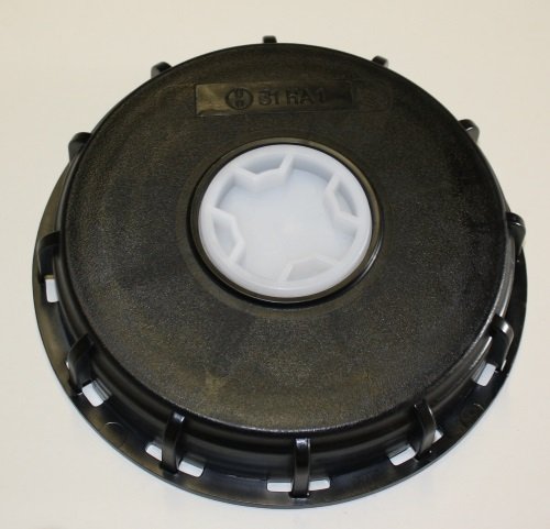SCHÜTZ IBC Deckel NW150 - schwarz - G2-Spundstopfen - TPE-V von SCHÜTZ