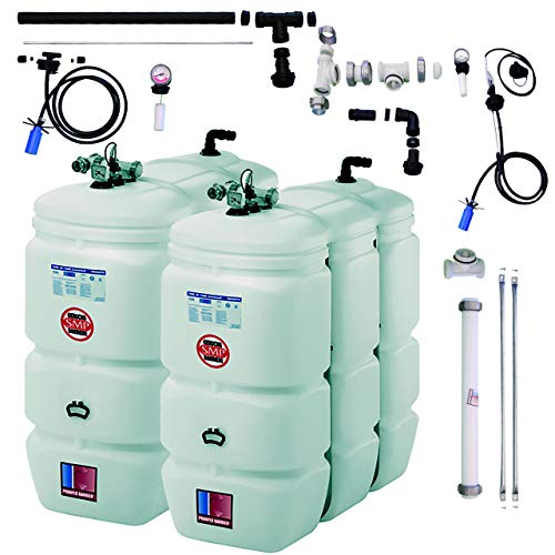 SCHÜTZ Öl-Lagerbehälter 3000 Liter Paket, Tank im Tank, Kunststoff, T102, 2 x 1500 Liter Standard, inkl. Zubehör von SCHÜTZ