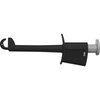 Schützinger - skps 8341 Ni / sw Sicherheits-Klemmprüfspitze Buchse 4 mm Schwarz von SCHÜTZINGER